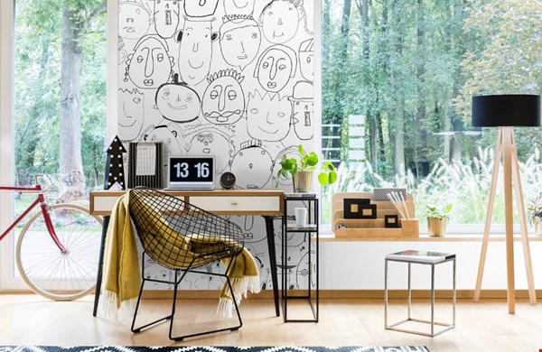 Prachtig behang met een verhaal Prachtig behang met een verhaal